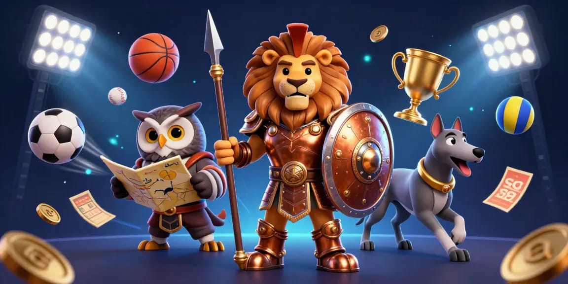 Engage in thrilling gameplay with SC88e featuring a Spartan lion, owl strategist, and greyhound messenger.