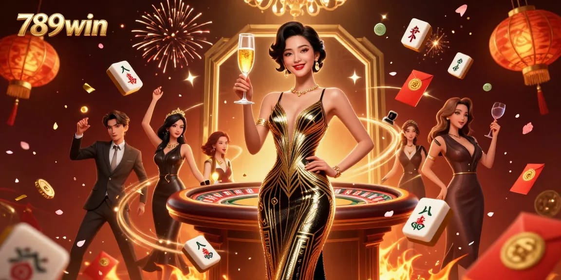 Experience thrilling games like slot and roulette at 789win's captivating casino scene.