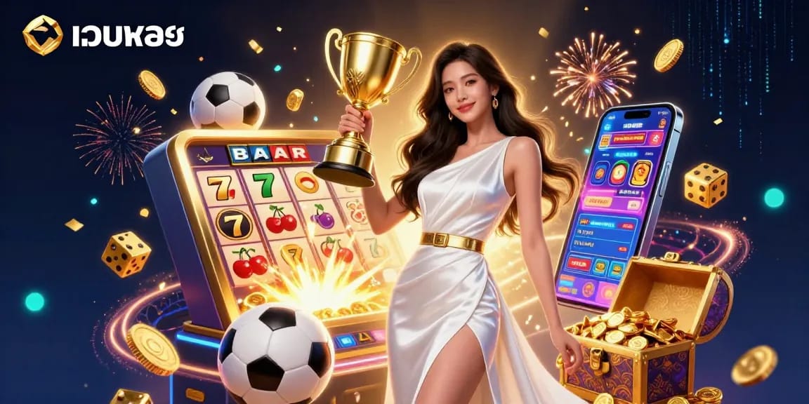 สัมผัสความตื่นเต้นของ เว็บตรง กับฉากแจ็คพอตที่สวยงาม featuring ผู้ชนะหญิงและองค์ประกอบคาสิโนที่สดใส.