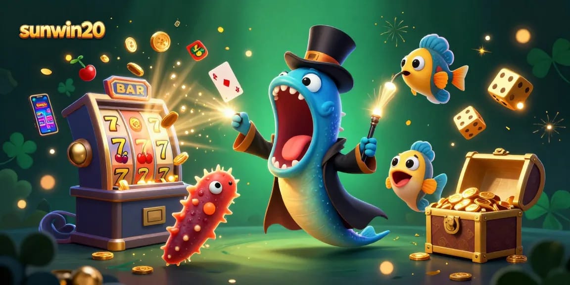 Experience the thrilling magic of sunwin20 with a vibrant casino scene full of excitement and winning possibilities.