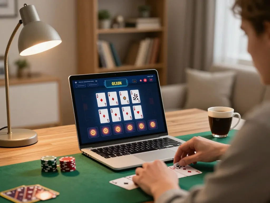 Engaging with nhà cái luckywin through online poker at home for strategic entertainment.