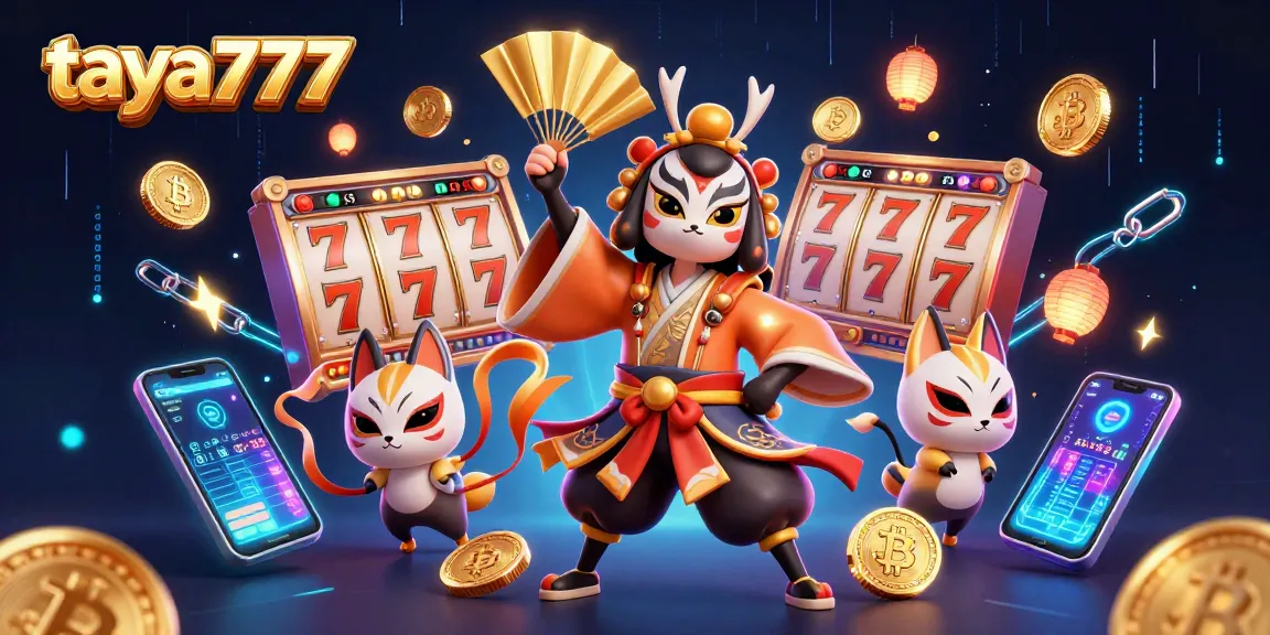 Taya777 offers thrilling slots and jackpots enhanced by vibrant 3D characters and crypto elements.
