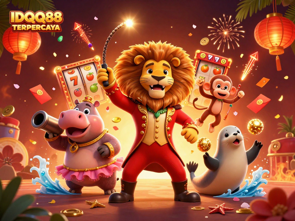 Experience the thrill of IDQQ88 TERPERCAYA with winning slots, jackpots, and vibrant casino elements.