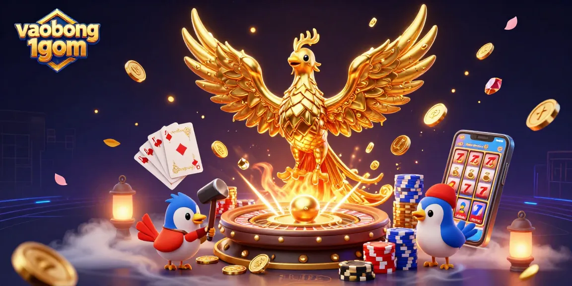 Experience vaobong 1gom's exhilarating online betting with golden coins and dynamic casino elements