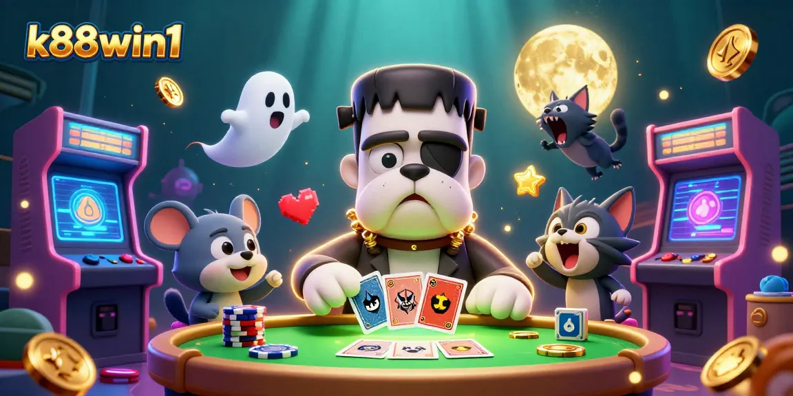 Engage in fun at k88win1 with spooky card games and ghostly chips!