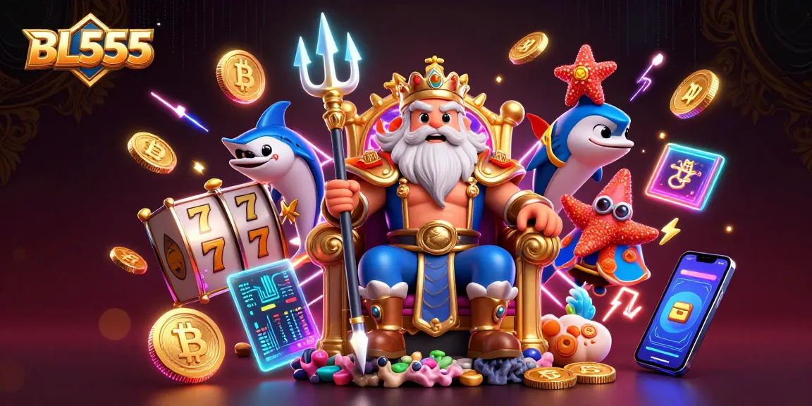 Engage in thrilling gameplay at BL555 with 3D characters and stunning casino elements.