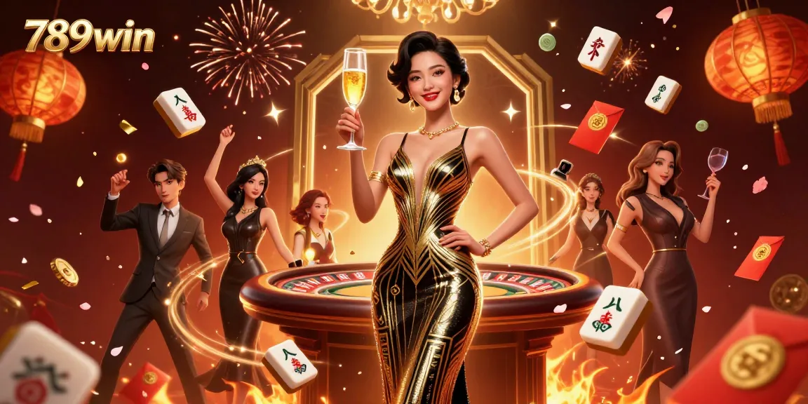 Experience thrilling games like slot and roulette at 789win's captivating casino scene.