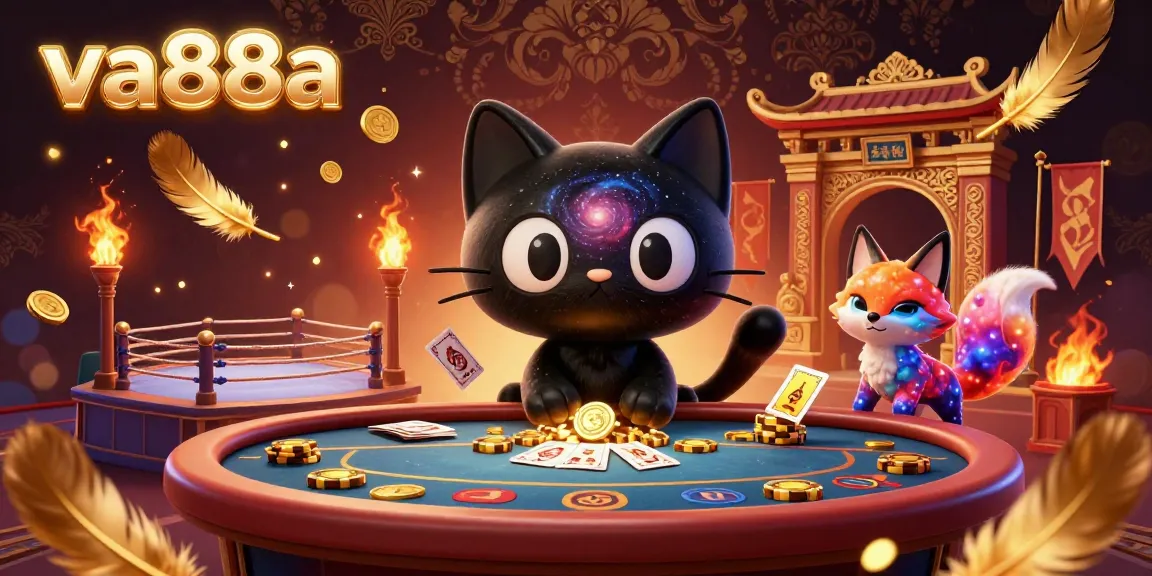 Experience vibrant gaming action at va88a with engaging characters and dynamic casino elements.