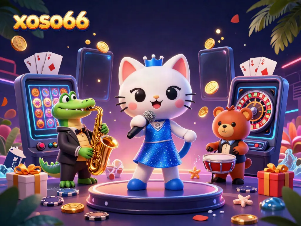 Experience thrilling gameplay at xoso66 with vibrant characters and exciting casino elements.