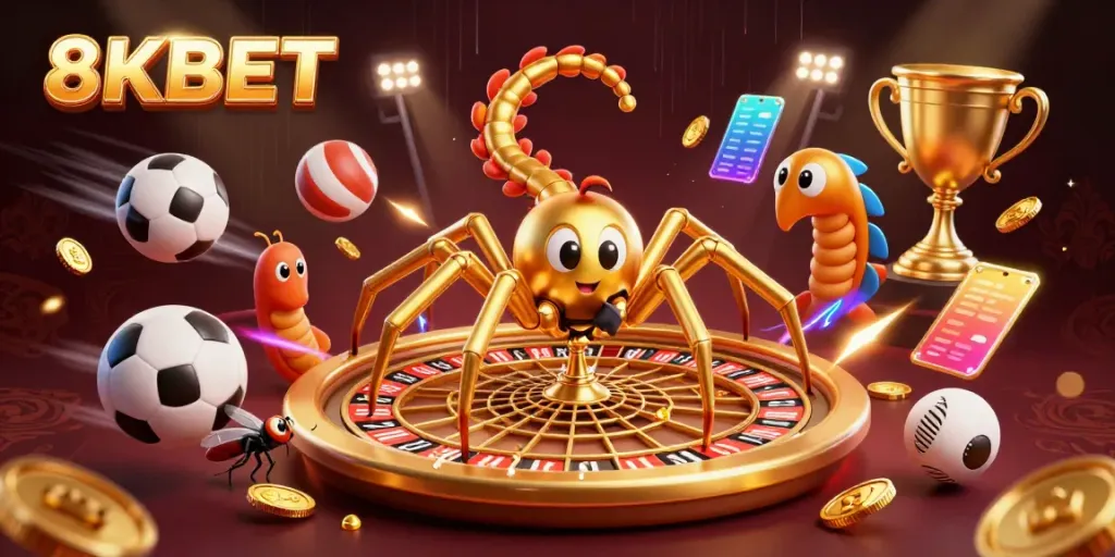 8KBET tạo không gian giải trí với trò chơi casino trực tuyến và cá cược thể thao sinh động.