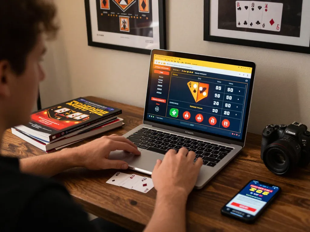 Experience engaging blackjack gameplay online with iwin from a cozy home office setup and strategic resources