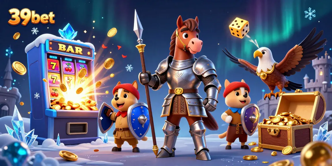 Experience the thrill of 39bet with dynamic 3D casino elements, knights, and rich visuals.