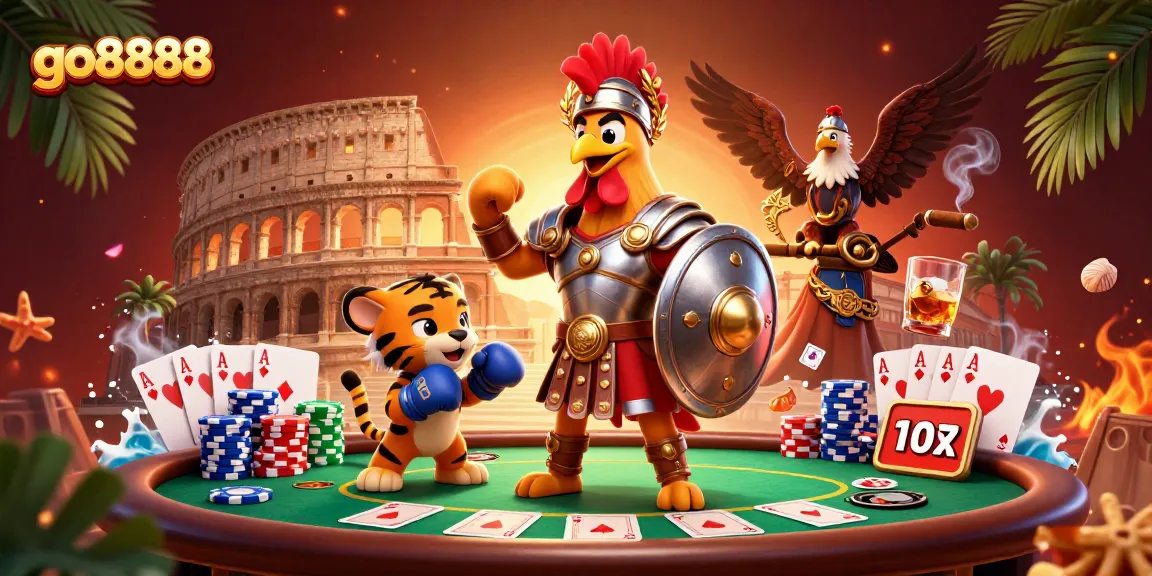 Experience exciting gaming adventures at go8888 with elite poker elements and festive casino atmosphere.