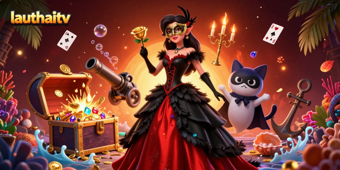 Experience lauthaitv's dynamic casino scene with immersive gaming elements and vibrant characters.