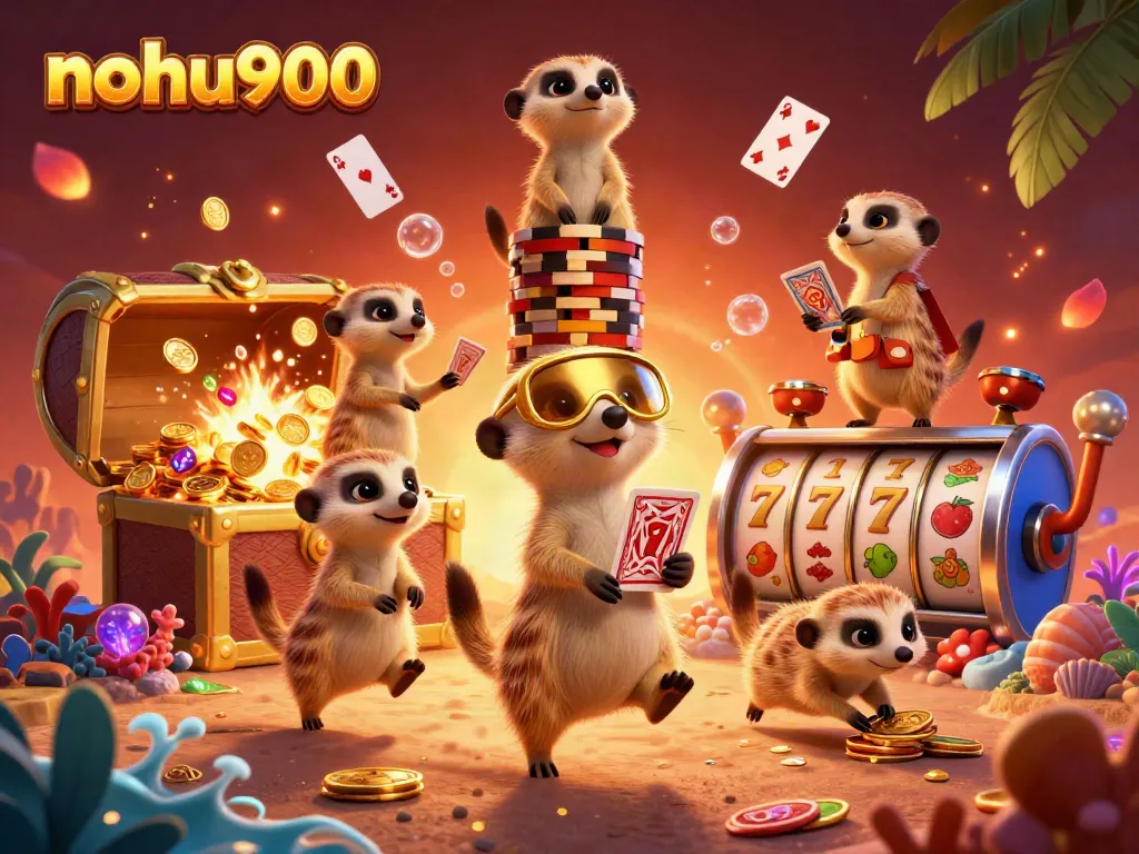 Catch the excitement at nohu900 with our meerkat casino operation featuring dynamic slots and vibrant game elements.