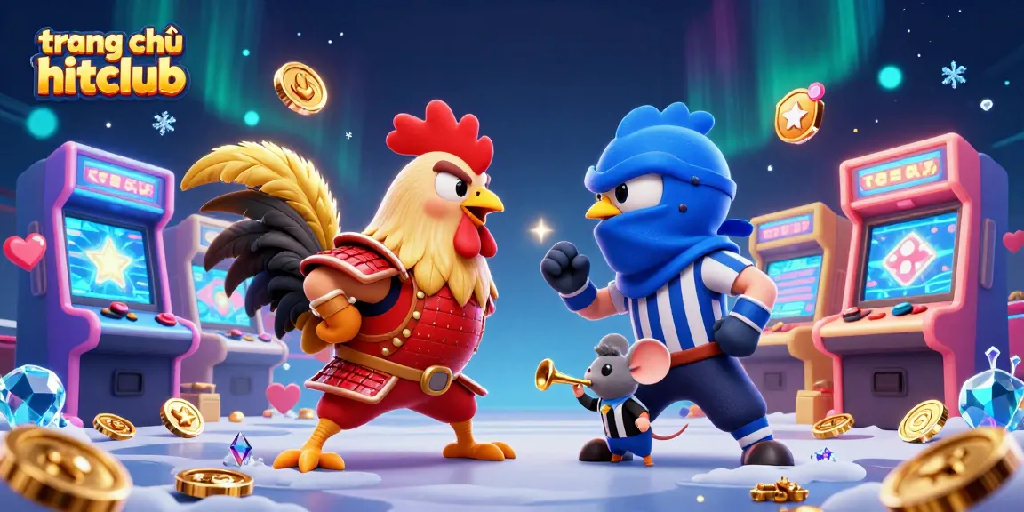 Experience intense gameplay on trang chủ hitclub with flamboyant fighting roosters and vibrant gaming elements.