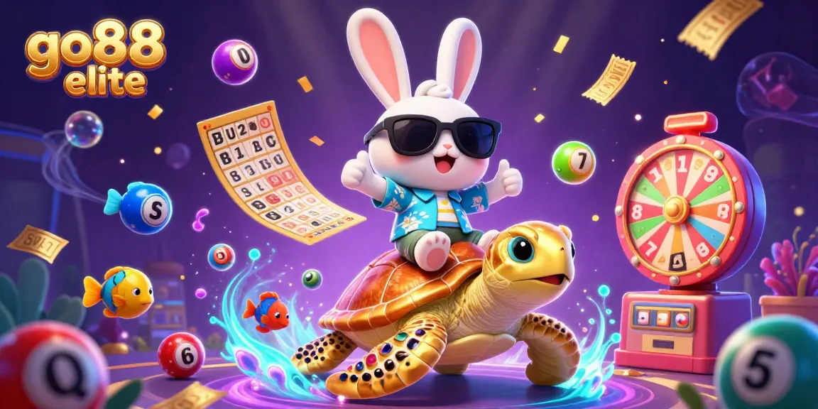Experience the excitement of go88elite with vibrant casino-themed characters and elements in a dynamic sea world.