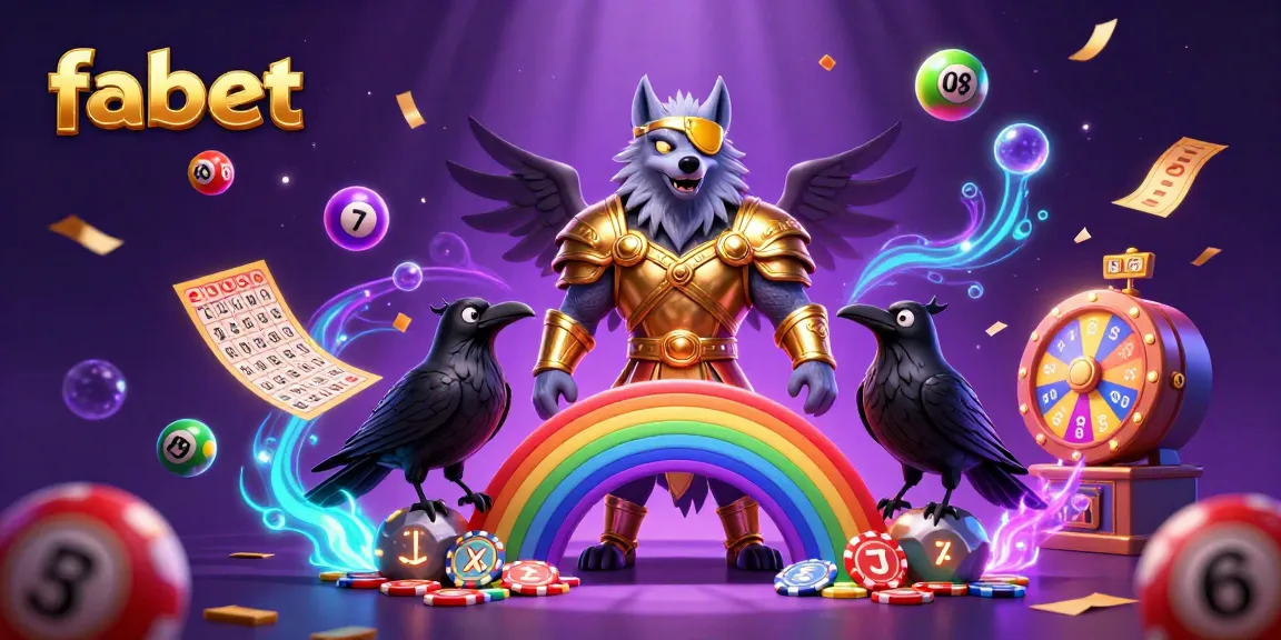 Experience exhilarating wins at fabet with vibrant casino imagery and dynamic lottery elements.