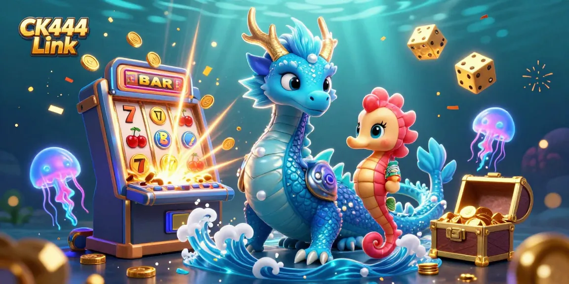 Experience the thrill of CK444 Link with an exhilarating casino adventure scene.